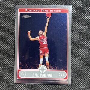 2006-07 Topps Chrome - #155 Bill Walton Portland Trailblazers HOF